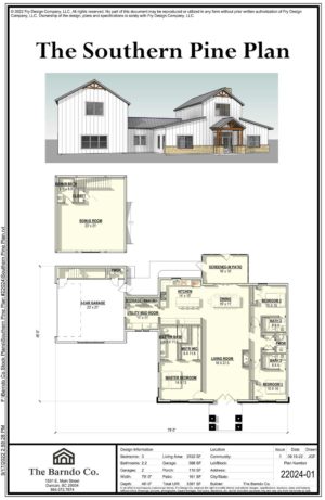 the Southern Pines floor plan
