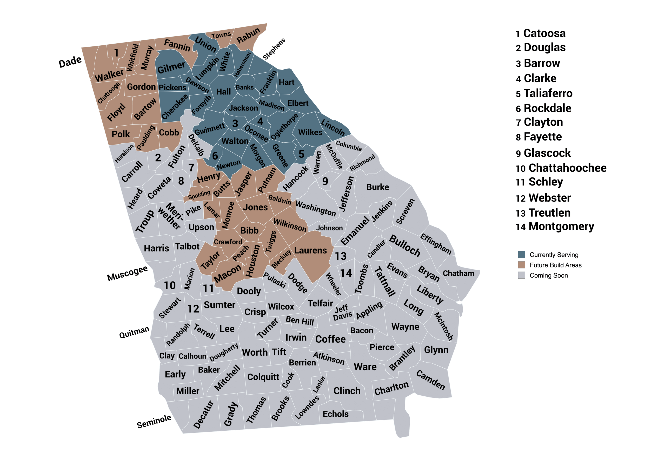 Where We Build in Georgia